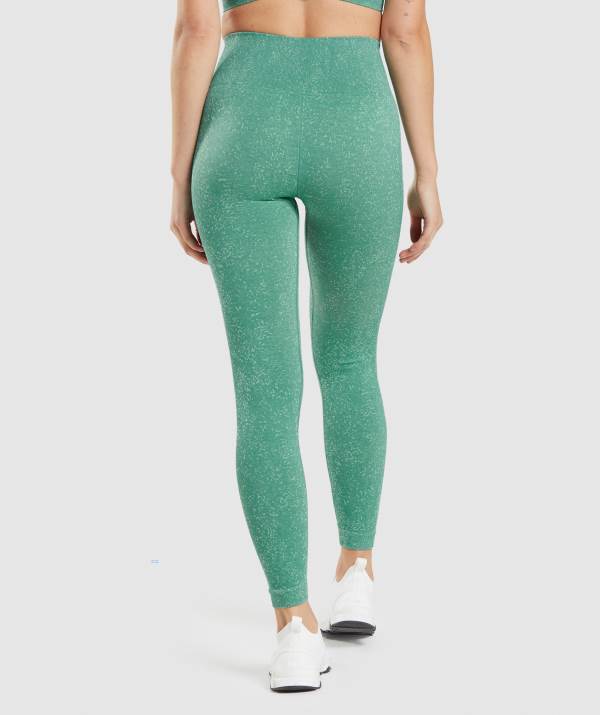Damske Legíny Gymshark Adapt Fleck Seamless Tmavo Zelene Zelene | UC1932604